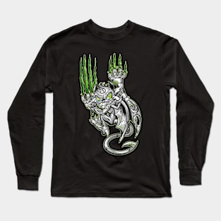 Halloween - Gargoyle demon green Long Sleeve T-Shirt